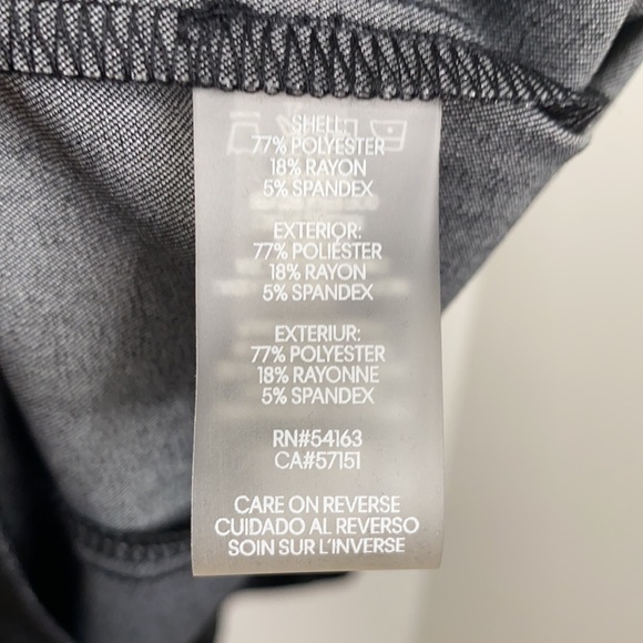 Calvin Klein Dark Gray/Silver Sheath Dress size 10 - Picture 3 of 6